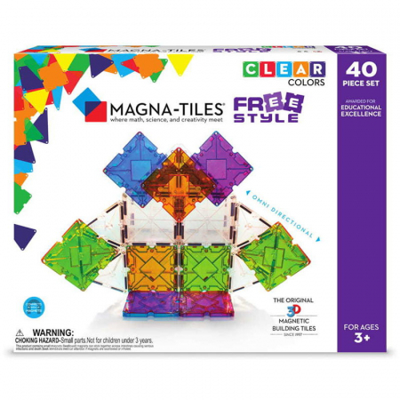 Reduceri - Magna-Tiles Freestyle cu magneti mobili (40 piese)