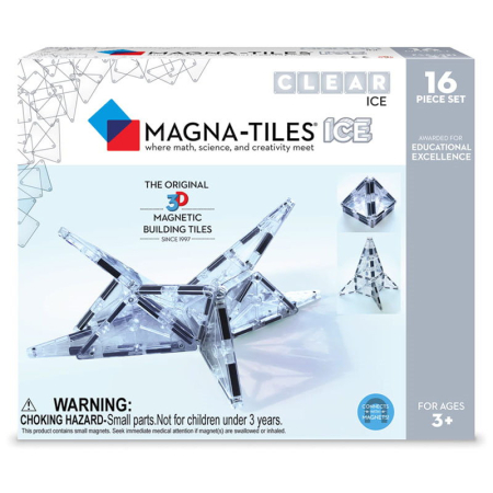 Noutati - MAGNA-TILES ICE Transparent, set magnetic 16 piese