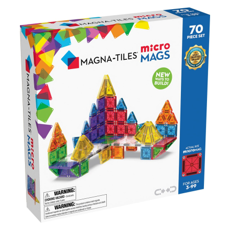 Noutati - MAGNA-TILES microMAGS, 70 piese