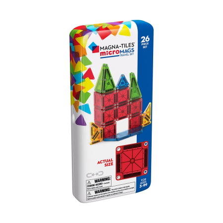 Magnetice - MAGNA-TILES microMAGS, Travel set