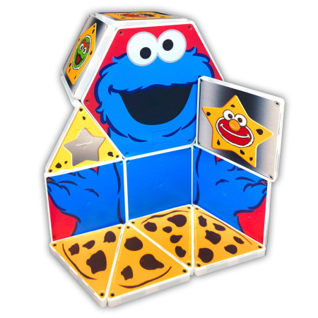 Magna-Tiles Structures, Cookie Monster, Invata formele [4]