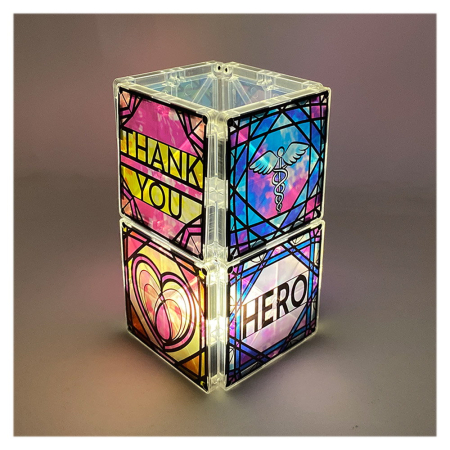 Magna-Tiles Structures, Luminary Heroes, vitralii mici [1]