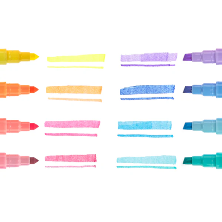 Markere cu varf dublu - Pastel Liners - Set de 8 [5]