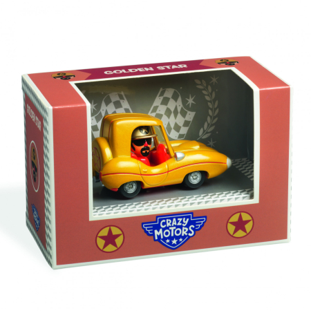 Noutati - Masina Golden Star, Colectia Crazy Motors, Djeco