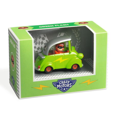 Noutati - Masina Green Flash, Colectia Crazy Motors, Djeco