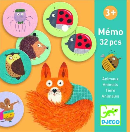Noutati - Memo Djeco, Animale