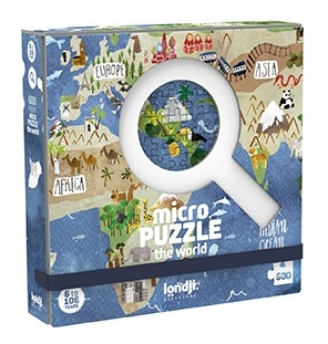 Noutati - Micro puzzle Londji-600 piese, continente