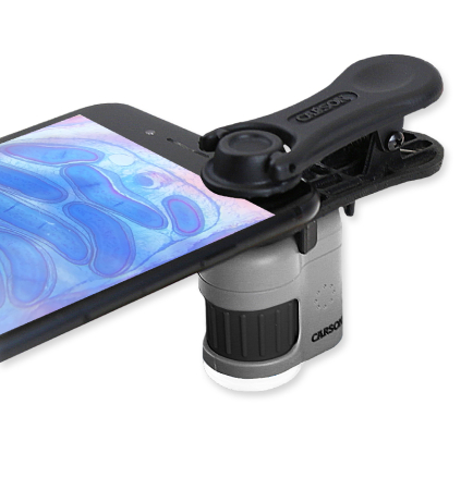 Microscop de buzunar cu adaptor pentru smartphone, marire 20x, MicroMini [3]