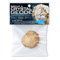Noutati - Mini experiment - sparge o geoda (cristal)