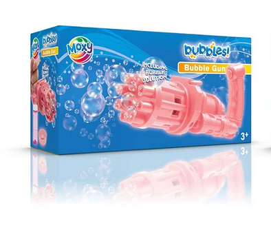 Jocuri altfel - Pistol baloane de sapun si solutie, Moxy