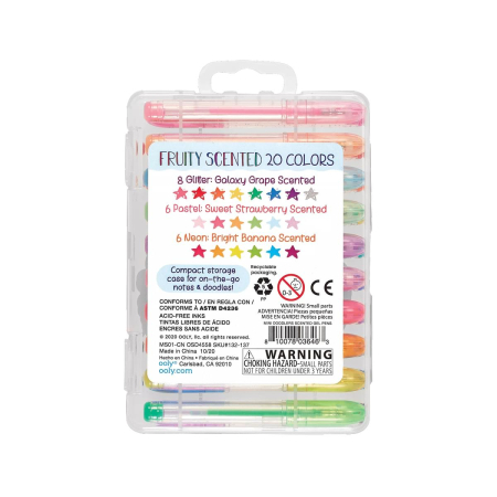 Pixuri cu gel parfumate Mini Doodlers, set de 20 [3]