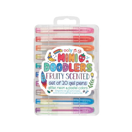 Noutati - Pixuri cu gel parfumate Mini Doodlers, set de 20