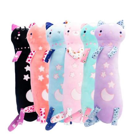Pluș Momomi Kurai – 80 cm, Pisicuță stil kawaii [1]