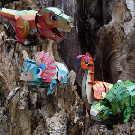 Puzzle 3D cu sunete - Ankylosaurus, Build 'n' Sound [7]