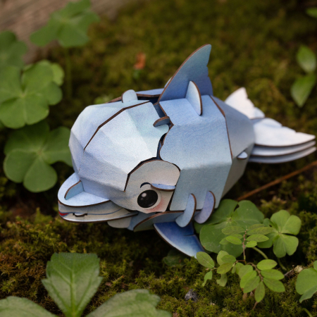 Puzzle 3D cu sunete - Delfin, Build 'n' Sound [7]