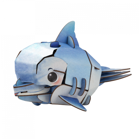 Puzzle 3D cu sunete - Delfin, Build 'n' Sound [1]