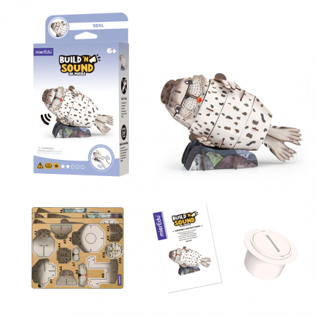 Puzzle 3D cu sunete - Foca, Build 'n' Sound [1]