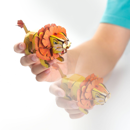 Puzzle 3D cu sunete - Leu, Build 'n' Sound [5]