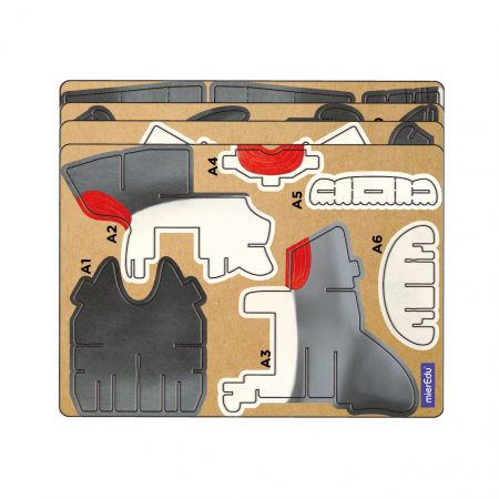 Puzzle 3D cu sunete - Rechin, Build 'n' Sound [2]