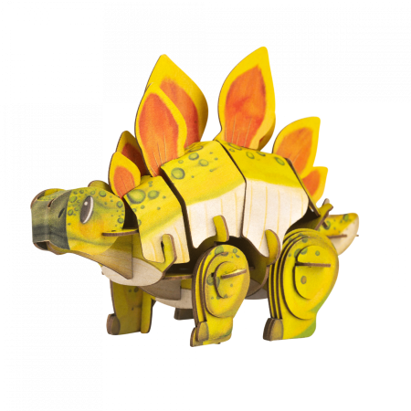 Puzzle 3D cu sunete - Stegosaurus, Build 'n' Sound [2]