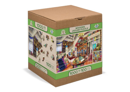 Noutati - Puzzle din lemn, Biblioteca magica, 1010 piese