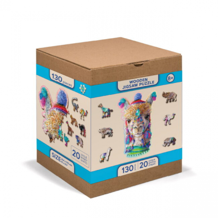 Jocuri educative - Puzzle din lemn, Camila, 130 piese