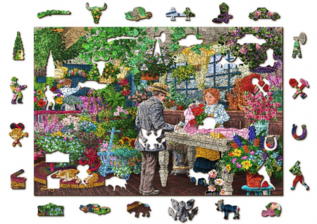 Puzzle din lemn, Floraria, 505 piese [4]