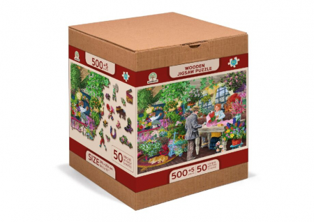 8+ - Puzzle din lemn, Floraria, 505 piese