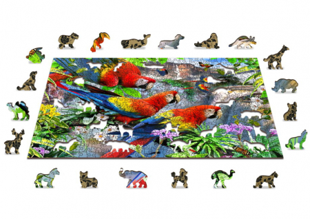 Puzzle din lemn, Insula papagalilor, 505 piese [3]