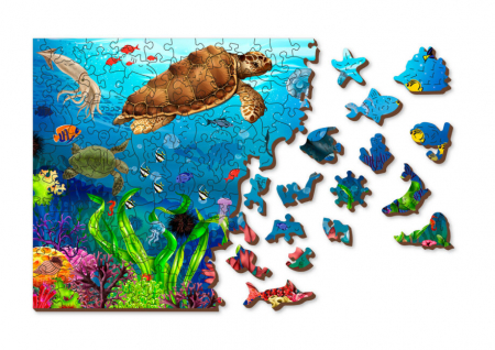 Puzzle din lemn, Paradisul subacvatic, 200 piese [2]