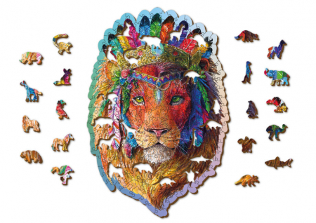 Puzzle din lemn, Regele leu, 250 piese [4]