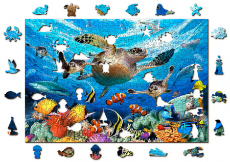 Puzzle din lemn, Viata oceanica, 505 piese [4]