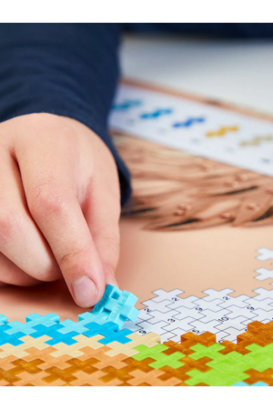 Puzzle pe numere Plus-Plus, 800 piese, Paun [2]