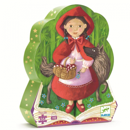 Jocuri educative - Puzzle Scufita rosie