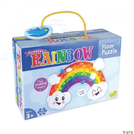 Jocuri educative - Rainbow Floor Puzzle - puzzle de podea curcubeu