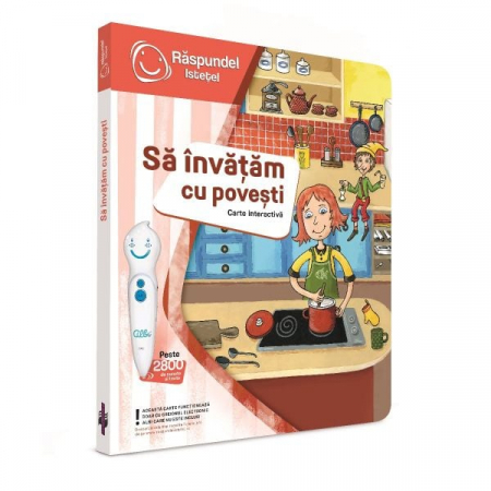 Jocuri interactive - Raspundel Istetel Carte Sa Invatam cu Povesti