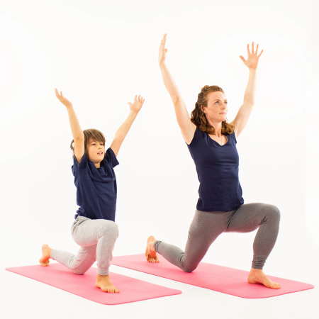 Saltea Yoga pentru adulti, ecologica - Sun and Moon, roz [1]
