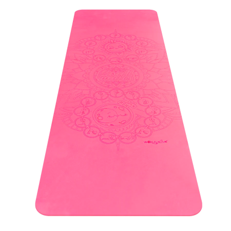 Saltea Yoga pentru adulti, ecologica - Sun and Moon, roz [8]