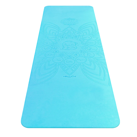 Saltea Yoga pentru adulti, ecologica - Wave, albastra [8]
