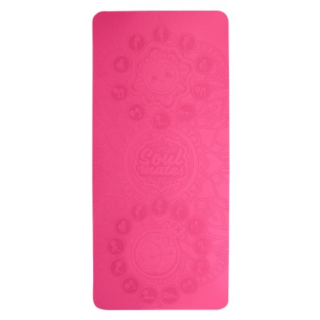 Noutati - Saltea Yoga pentru copii, ecologica - Sun and Moon, roz