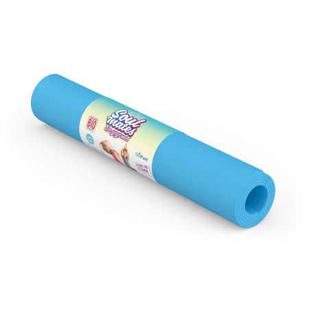 Saltea Yoga pentru copii, ecologica - Wave, albastra [5]