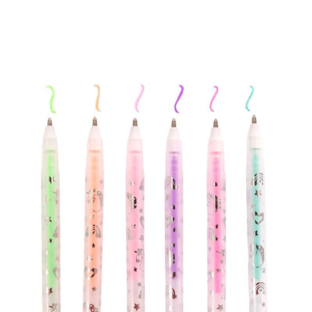 Set 6 mini pixuri parfumate cu gel, model unicorn [1]
