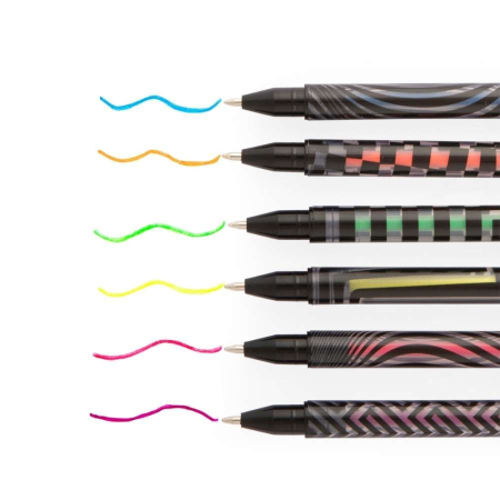 Set 6 pixuri cu gel, neon [1]