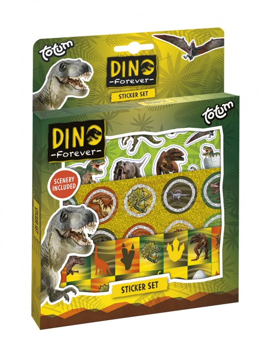 Jocuri creative - Set abtibilduri cu dinozauri