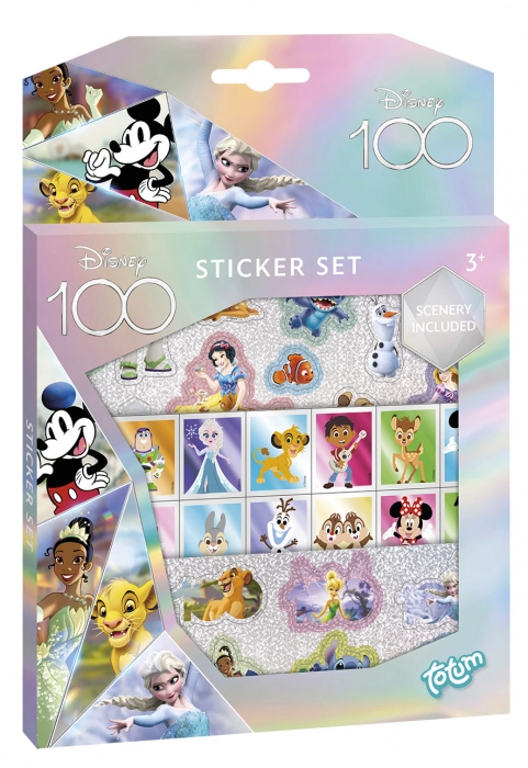 Jocuri creative - Set abtibilduri Editie Aniversare Disney 100 ani