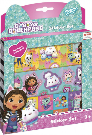 Jocuri creative - Set abtibilduri Gabby's Dollhouse
