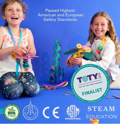 Set Clixo de construit cu magnet - Itsy pack Blue-Green 30 [6]