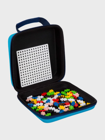 Set constructie Plus-Plus, 100 piese, portabil, in geanta cu fermoar [3]