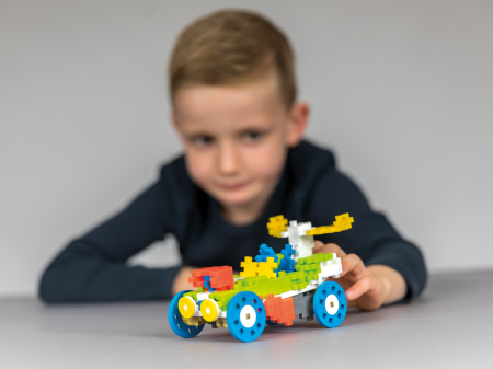 Set constructie Plus-Plus, 500 piese, Invata sa construiesti vehicule [5]