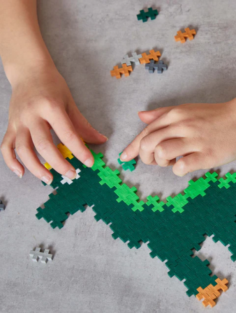 Set constructie Plus-Plus, 600 piese, Invata sa construiesti dinozauri [6]